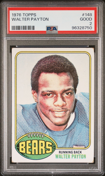 1976 Topps #148 Walter Payton PSA 2 Chicago Bears HOF Rookie Card