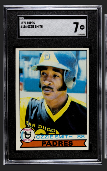 1979 Topps #116 Ozzie Smith SCG 7 HOF Rookie Card