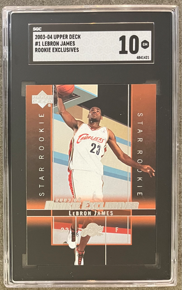 2003-04 Upper Deck Lebron James Rookie Exclusives