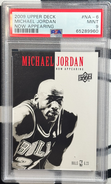 2009 UPPER DECK NOW APPEARING MICHAEL JORDAN PSA 9