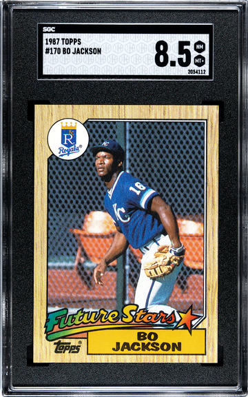 1987 Topps card #170, Bo Jackson!!