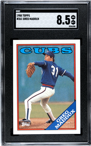 1988 Topps card #361, Greg Maddux!!