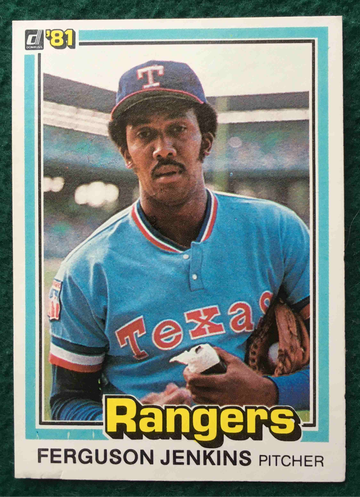 1981 Donruss #146, Ferguson Jenkins