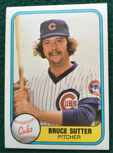 1981 Fleer #294, Bruce Sutter