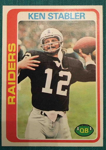 1978 Topps Football card #365, Ken Stabler