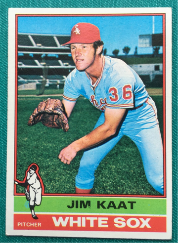 1976 Topps card #801, Jim Kaat