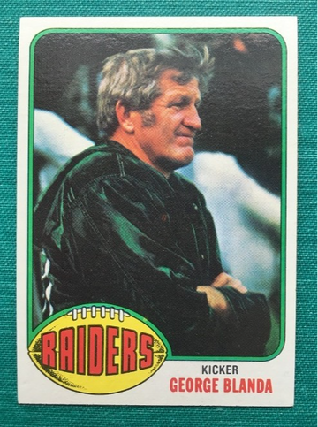 1976 TOPPS FOOTBALL #355 GEORGE BLANDA