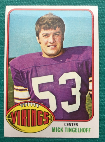 1976 TOPPS FOOTBALL #441 MICK TINGELHOFF