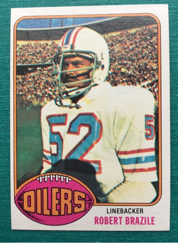 1976 TOPPS FOOTBALL #424 ROBERT BRAZILE