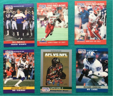 1990 NFL PRO SET - LOT OF 15