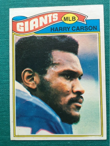1977 TOPPS FOOTBALL #146 HARRY CARSON