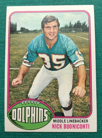1976 TOPPS FOOTBALL #515 NICK BUONICONTI