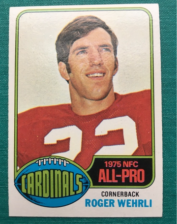 1976 TOPPS FOOTBALL #90 ROGER WEHRLI