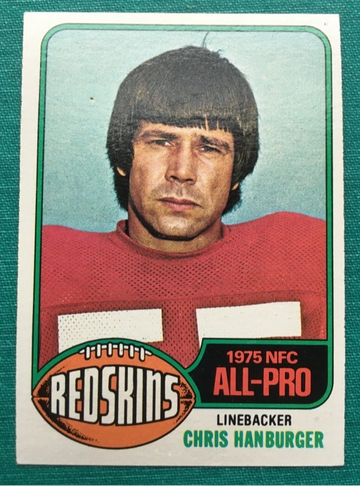 1976 TOPPS FOOTBALL #330 CHRIS HANBURGER