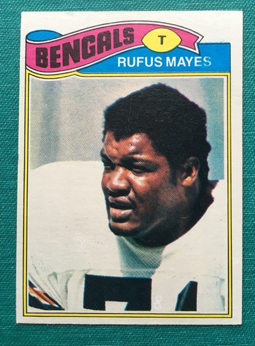 1977 TOPPS FOOTBALL #28 RUFUS MAYES