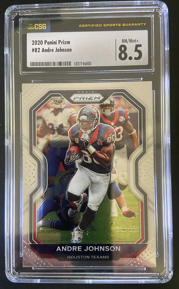 2020 Panini Prizm Andre Johnson Future HOF? CSG