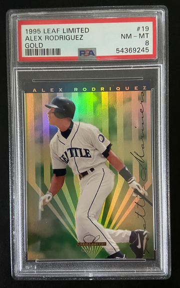 1995 Leaf Limited GOLD Alex Rodriguez PSA