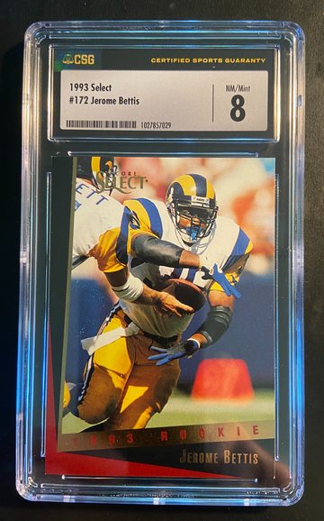 1993 Select Jerome Bettis Rookie Graded HOF
