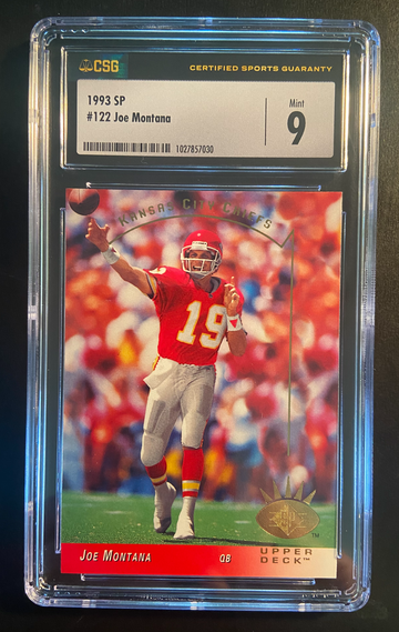 1993 SP Joe Montana Graded Mint HOFer