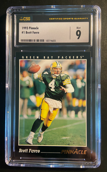 1993 Pinnacle Brett Favre POP 2!! None Graded Higher - HOF