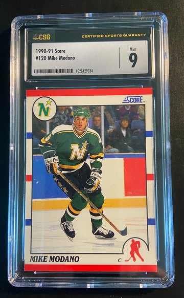 1990-91 Score Mike Modano Rookie Graded HOF LOW POP!