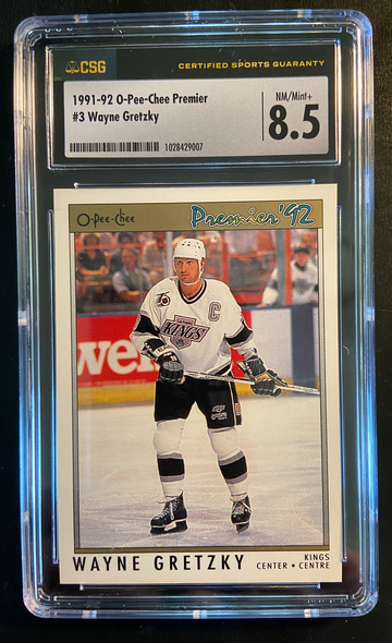1991-92 O-Pee-Chee OPC Premier Wayne Gretzky 