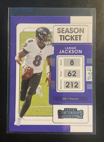 2021 Panini Contenders Lamar Jackson #7