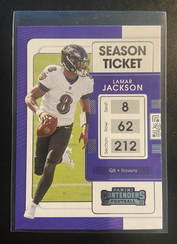 2021 Panini Contenders Lamar Jackson #7