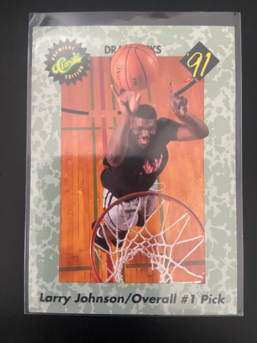 1991 Classic Draft Picks Rookie Larry Johnson 
