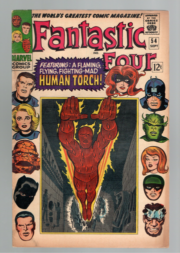 1966 Marvel Fantastic Four # 54 Comic Book Fine++ Condition