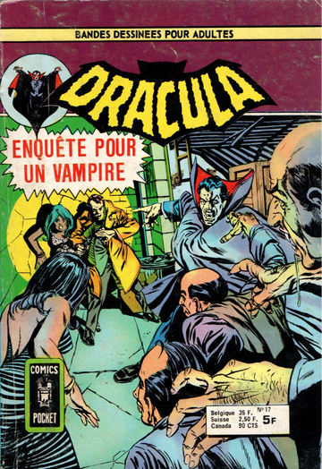 1978 Marvel French Comic Digest Tomb Of Dracula With Blade Appearance
