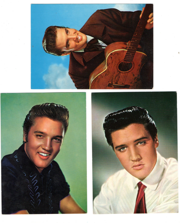 1972 Elvis Pressley Postcard lot of  3 #SC-25, SC-26, & SC 14