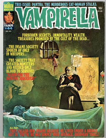 1975 Warren Magazine Vampirella #40 F/VF++ Condition W/Pantha Story