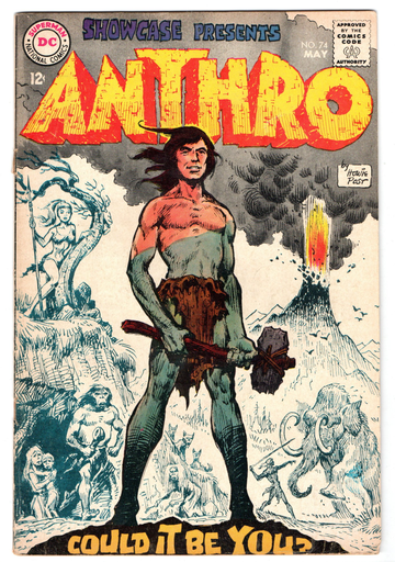 1968 DC Silver Age Showcase Presents #74 Anthro 1st Appearance Howie Post A/S
