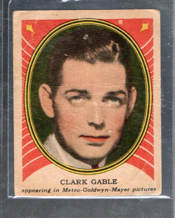 1938 R68 Shelby Hollywood Picture Stars #15 Clark Gable VG++