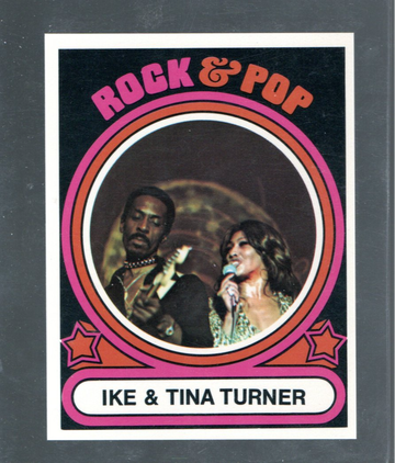 1972 Hitmakers Rock & Pop Non Sport Card #11 Ike & Tina Turner NM/M Condition