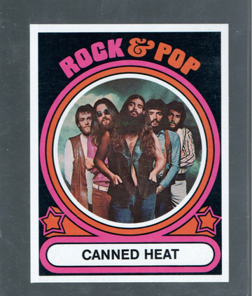 1972 HItmakers Rock & Pop Non Sport Card #15 Canned Heat NM/MT