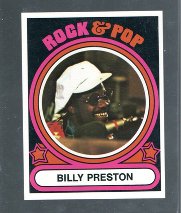 1972 HItmakers Rock & Pop Non Sport Card #32 Billy Preston NM/MT