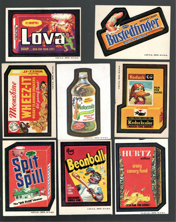 1973 Topps Wacky Packages Series 3, Partial Set 21/33 Mid Grade or so