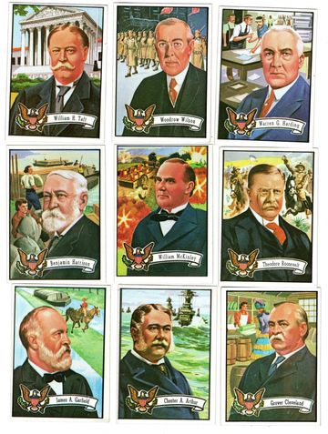 1972 Topp U. S Presidents Non Sport Cards Lot of 27 Each Mid Grade