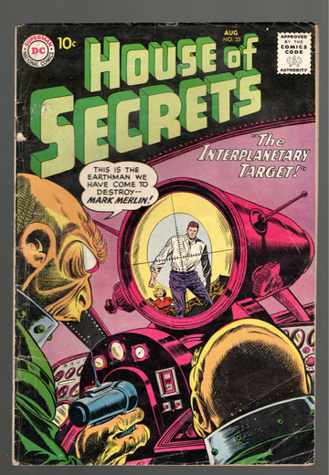 1961 DC House Of Secrets Early 60's lot of #35, #36, &, #40 Low Grade Readers