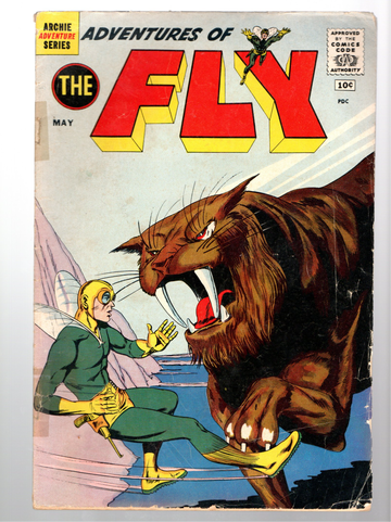 1961 Archie Adventures Comic Book Adventures Of The Fly #12 Beater