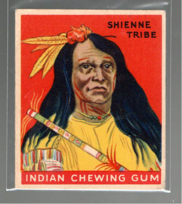 1933 R73 Goudey Gum Inc. Non Sport Card Indian Gum #1 Shienne TribeHi Grade 
