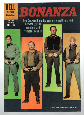 1960 Dell Four Color #1110 1st Bonanza Comic Book Sweet VF/NM Condition