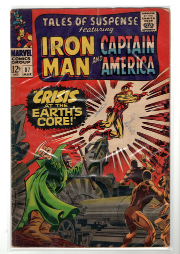1965 Marvel Silver Age Tales Of Suspense #87 Iron Man & Capt. America G/VG-