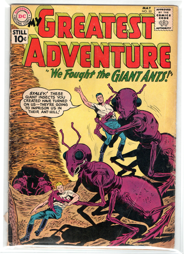 1960 DC Silver Age Comic Book My Greatest Adventure #55 Giant Ants 
