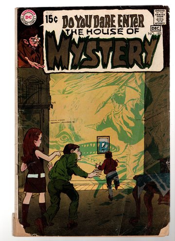 1969 DC House Of Mystery Comic #183 B Wrightson Art, Neal Adams Cover, Wood Art Neal Adams Trifecta Story, Cover, Art