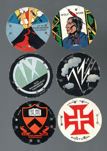 1930's R73 Seal Craft Disc Lot 6 Each Avg VG or so, Wolf Robe Indian Bombardments, Portugal