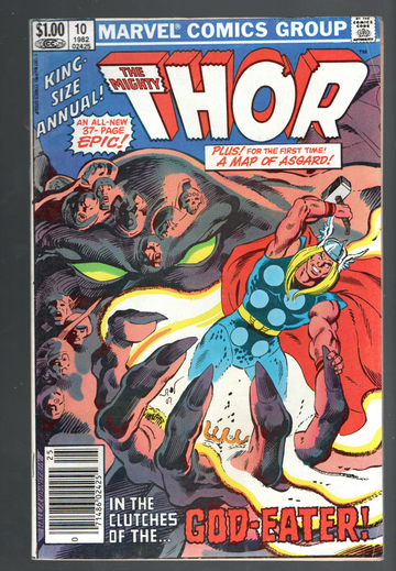 1982 Marvel Comic Book Mighty Thor Annual #10 VF++ Condition