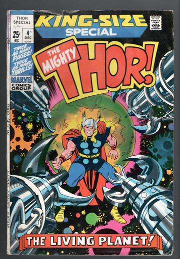 1971 Marvel Mighty Thor Comic Book Special #4 VG++ Condition